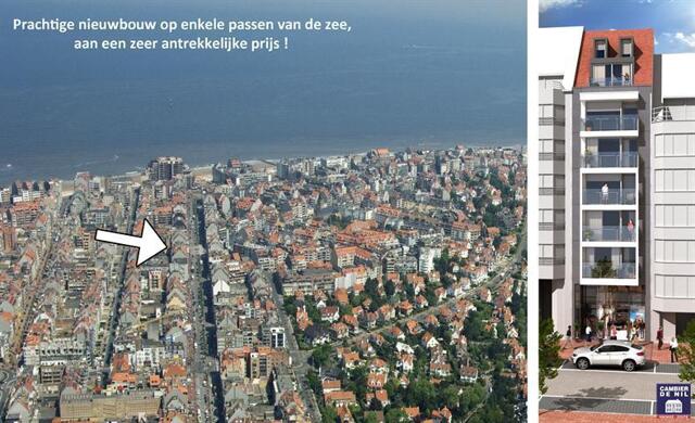 Nieuwbouwproject Charly I, gelegen in het centrum van Knokke!