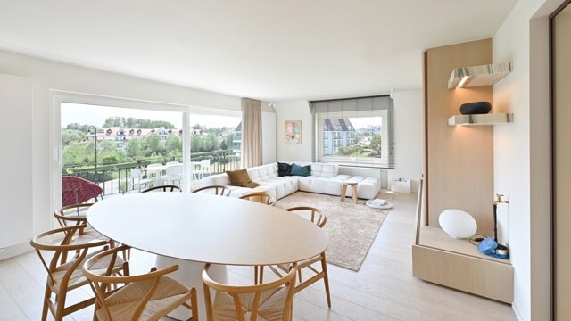 Exclusief: Prachtig hoekappartement in het Zoute